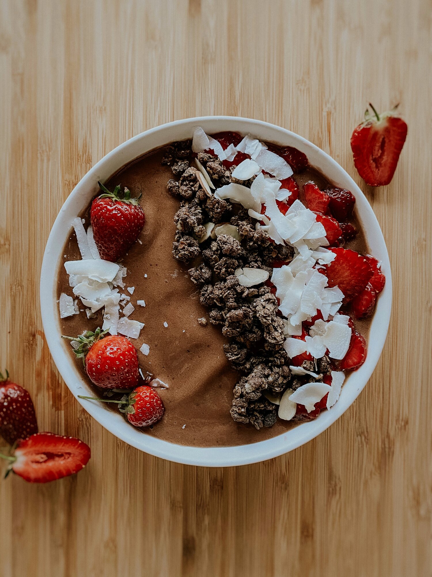 chocolate strawberry smoothie bowls Haley Post sage fable